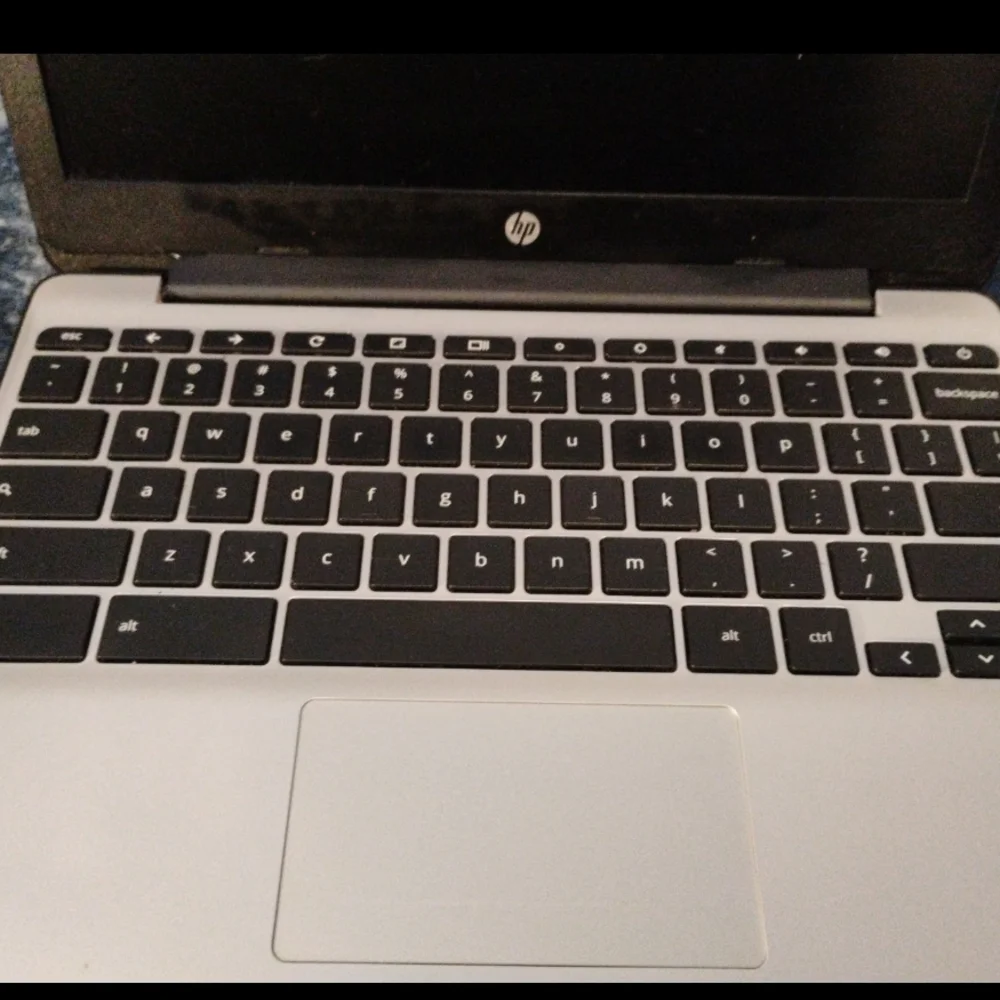 HP Black and Silver Laptop